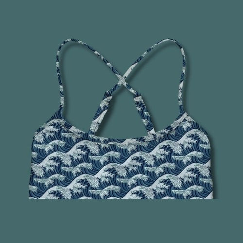 Brassière bretelles croisées Hokusai - Fr.LaJolieFun